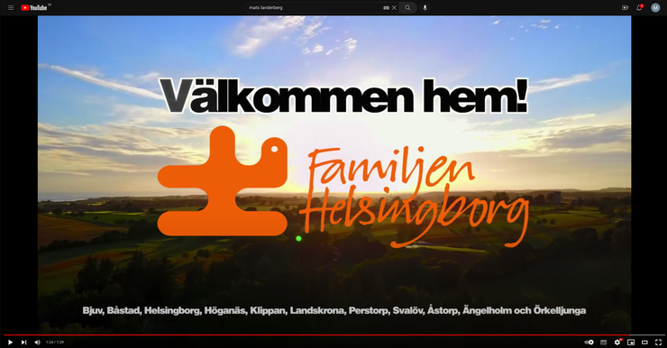 Familjen Helsingborg - Välkommen hem